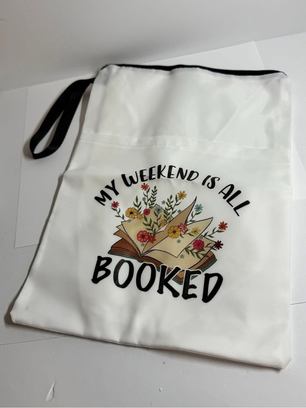 My Weekend Is All Booked Book Pouch